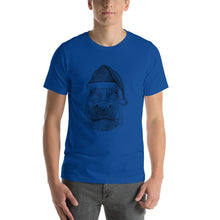 Load image into Gallery viewer, Hippo christmas hat art Unisex T-Shirt