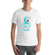 Load image into Gallery viewer, Life&#39;s a dog beach Short-Sleeve Unisex T-Shirt
