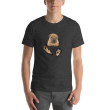 Load image into Gallery viewer, Cute bulldog pocket Unisex T-Shirt
